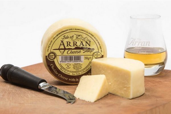 Cheddar au whisky d’Arran pour la dégustation du BUNNAHABHAIN TOITEACH