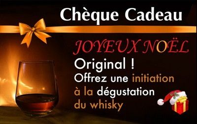  Idée Noël ou anniversaire offrir en chèque un bon cadeau dégustation whisky à paris