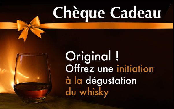 Idée anniversaire offrir chèque cadeau dégustation whisky à Paris